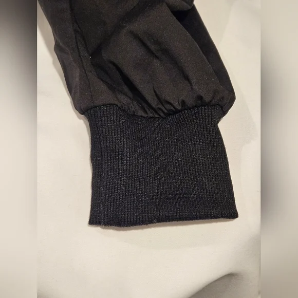 QLZW Black Drop-Crotch Wrap Front Harem Pants - Picture 5 of 6